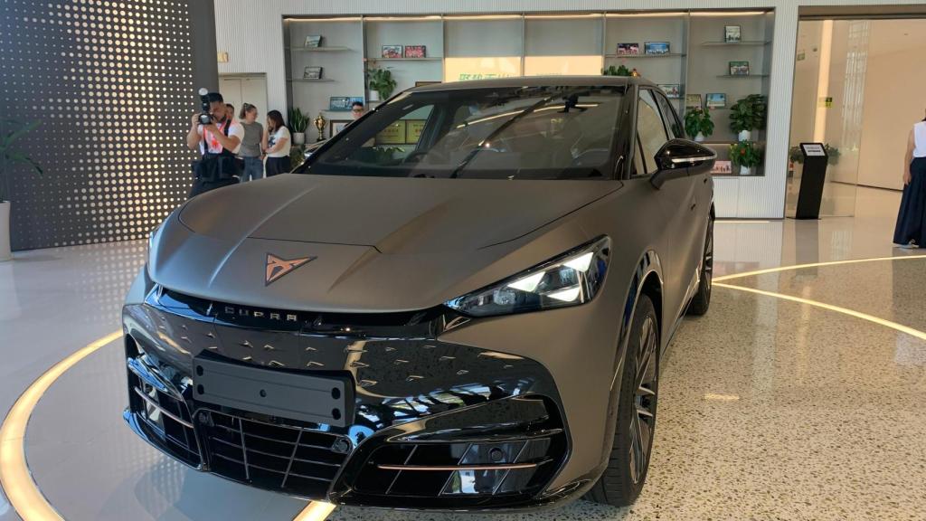 Una unidad del modelo Cupra Tavascan en la fábrica de Volkswagen Anhui (China)
