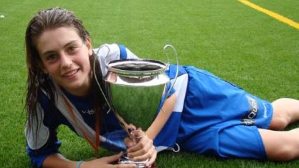 Alexia Putellas como jugadora del RCD Espanyol