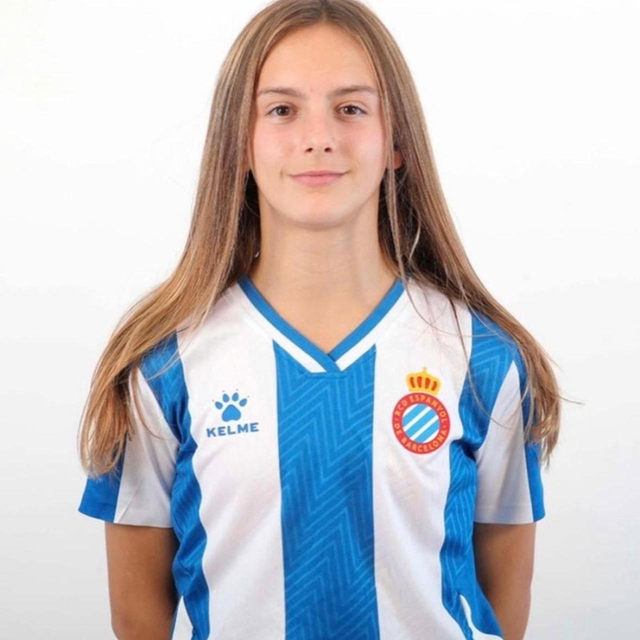 Carla Julià en la seva etapa com a jugadora de l'RCD Espanyol
