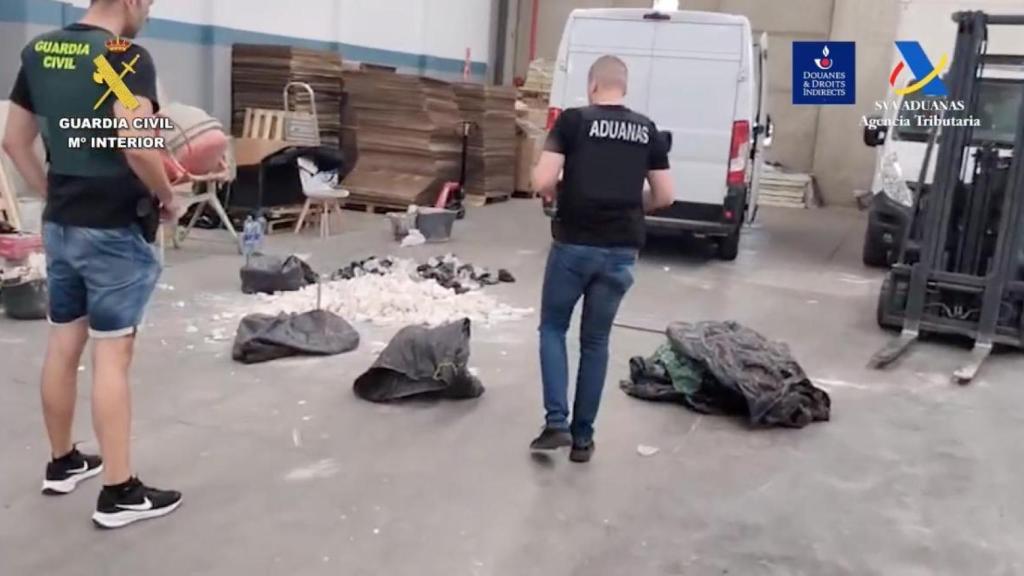 Momento en el que se hizo la extracción de la droga