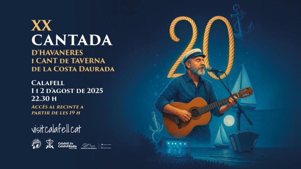 Cartel Cantada de Habaneras Calafell