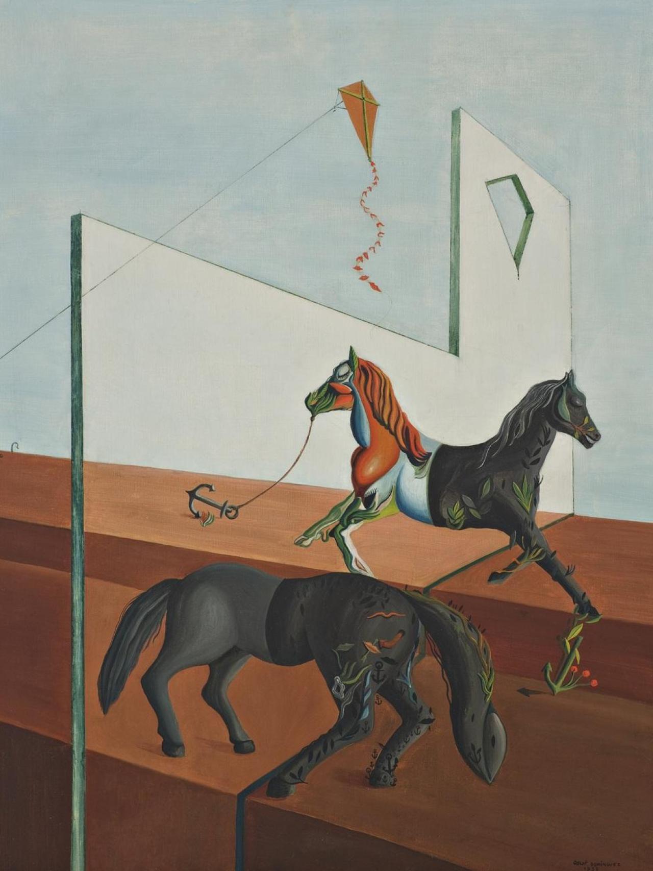 El óleo ‘Le dimanche ou Rut marin’ (1935), de Óscar Domínguez.