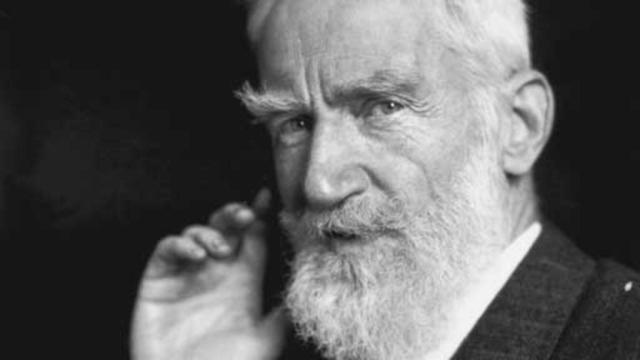El escritor George Bernard Shaw