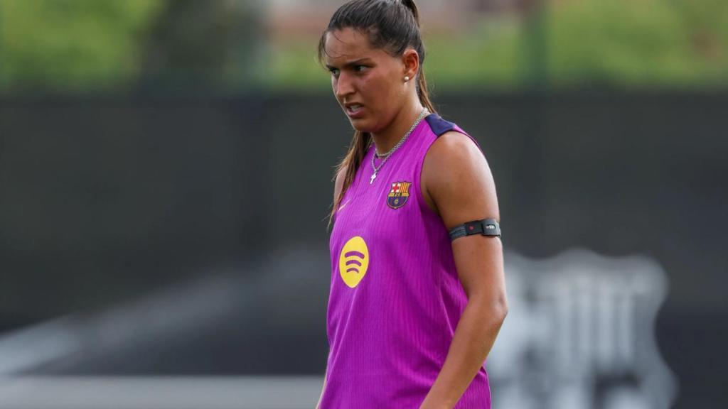 Kika Nazareth torna a entrenar-se amb el Barça Femení, després de quatre mesos de lesió