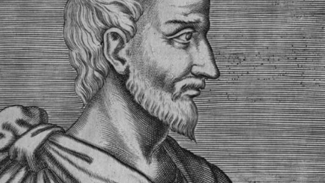 El matemático griego Pitágoras