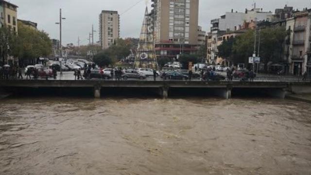 Día de lluvia en Girona