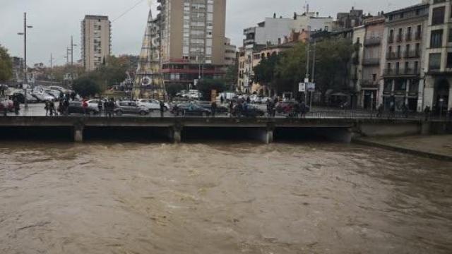 Día de lluvia en Girona