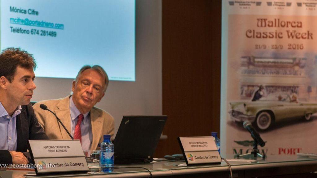 Antonio Zaforteza (i), en un acto solidario anterior