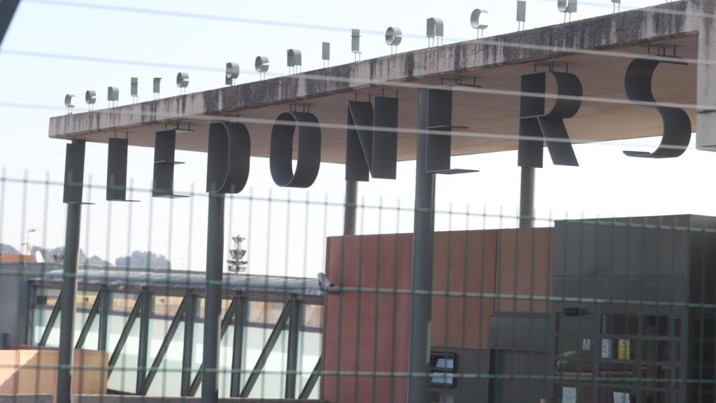 Vista del acceso a la cárcel de Lledoners