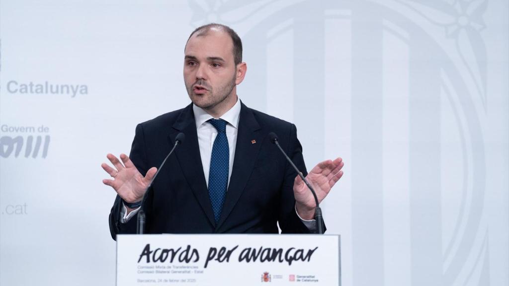 El 'conseller' de Presidencia, Albert Dalmau