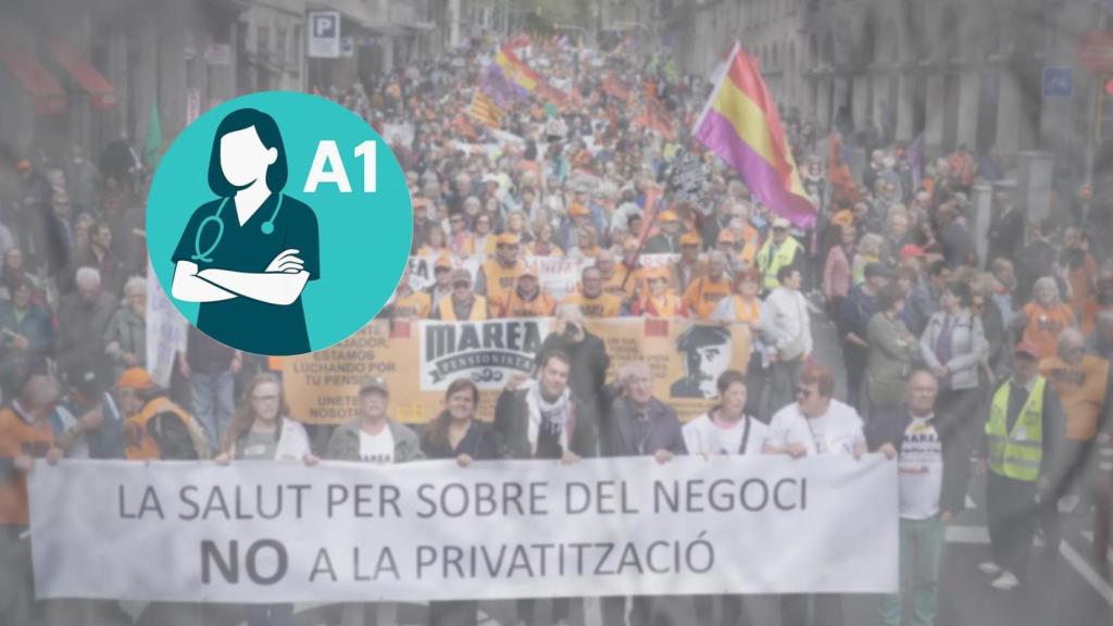 Logo de la Plataforma A1, del que forman parte 600 enfermeras catalanas