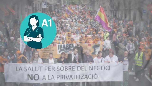 Logo de la Plataforma A1, del que forman parte 600 enfermeras catalanas