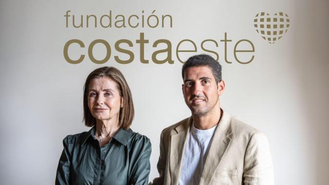 La presidenta de la Fundación Costa Este, Isabel Estany, y el vicepresidente, Jorge Bordas