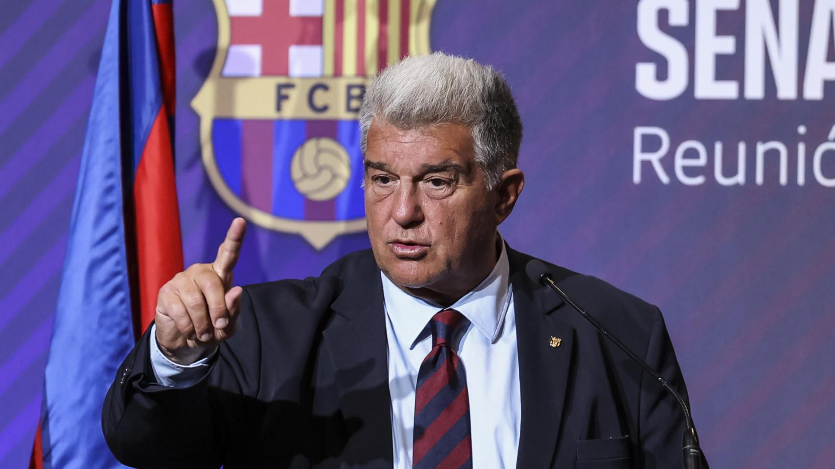 Joan Laporta, presidente del Barça