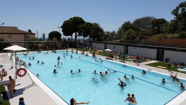 Una piscina pública en Barcelona
