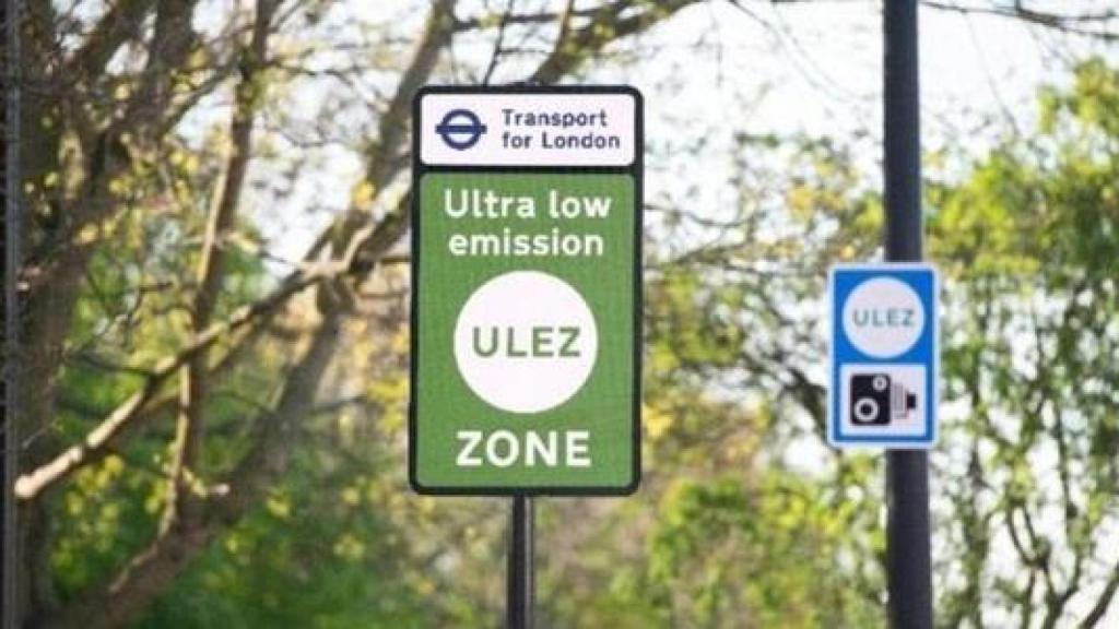 Indicador de zona de ultrabaixes emissions a Londres