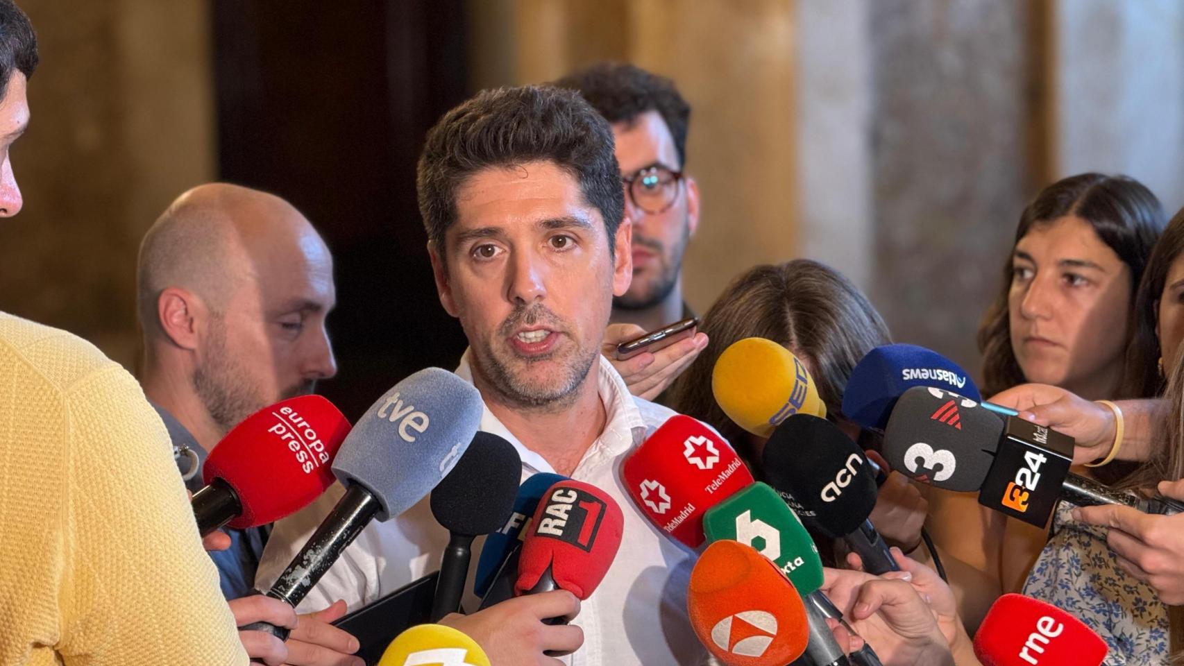 El portavoz de los Comuns en el Parlament, David Cid