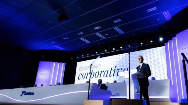 Marc Murtra, en la última Junta de Accionistas de la empresa