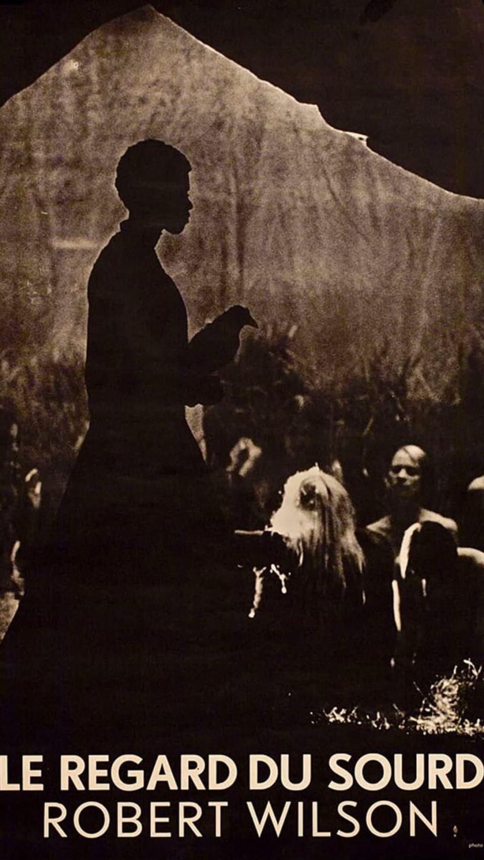 Cartel en francés de 'Deafman Glance'