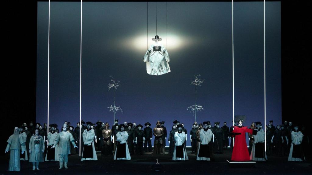 Representación de 'Turandot' en el Teatro Real de Madrid.