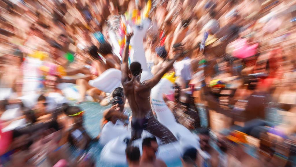Vista de Isla Fantasía durante el Water Park Day