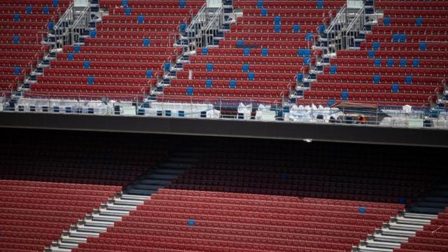 Gradas del nuevo Camp Nou