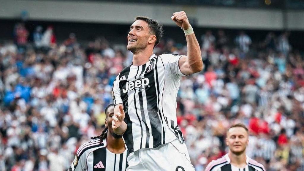 Dusan Vlahovic, jugador de la Juventus