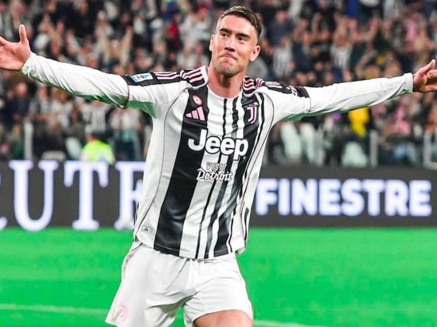Dusan Vlahovic, jugador de la Juventus