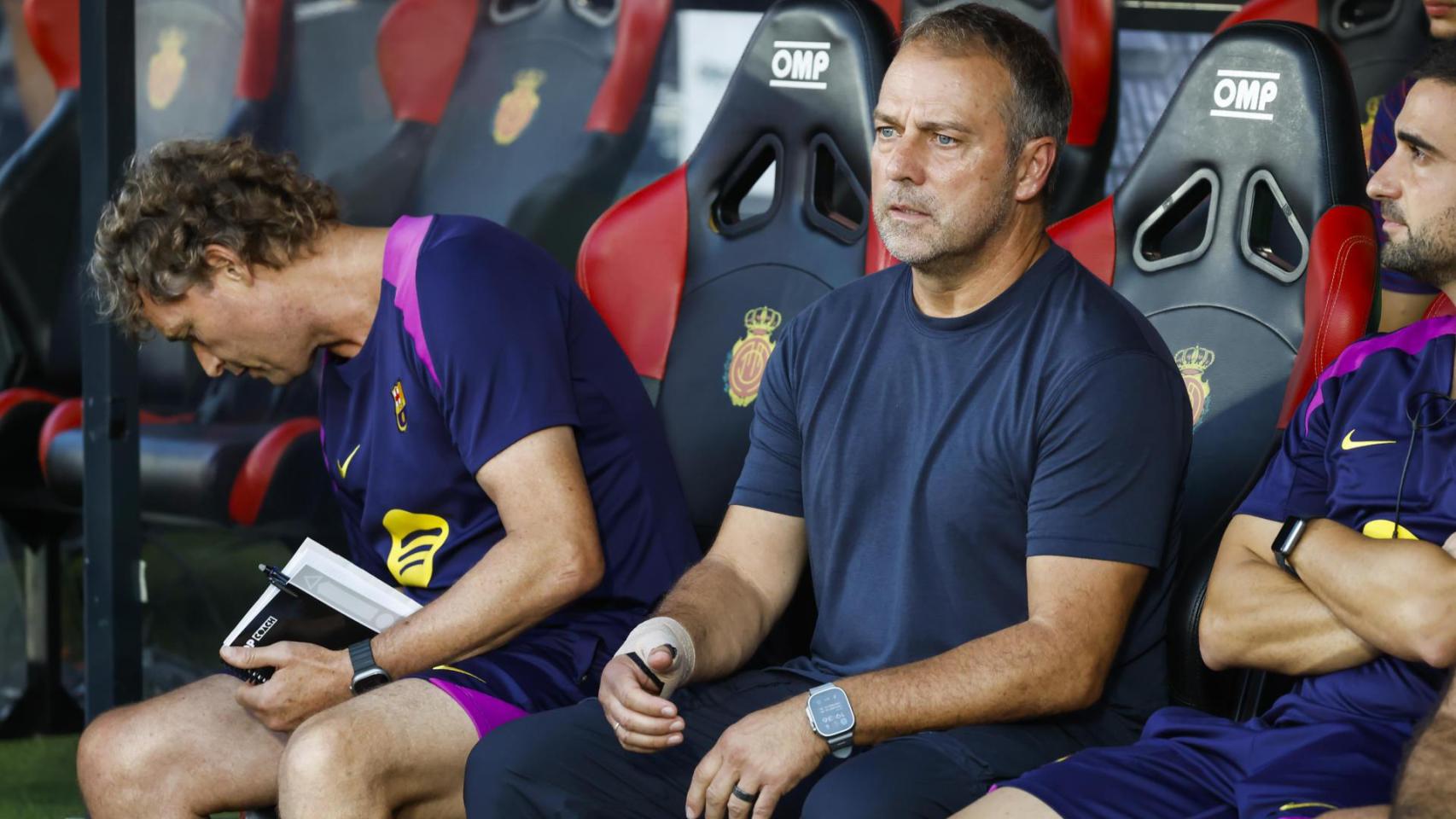 Flick, en el banquillo de Son Moix