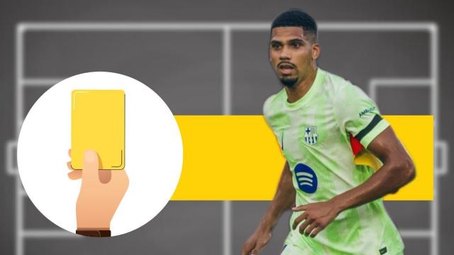 Tarjeta amarilla: Ronald Araujo