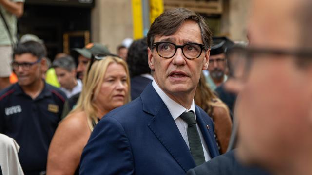 El presidente catalán, Salvador Illa, en una imagen de archivo