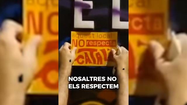 Imagen del ataque a la heladería Dellaostia en Barcelona