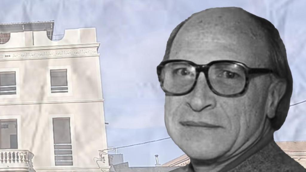 Lluís Tó, rector de los Jesuitas de Sarrià, con el 'palacete de la pederastia' de fondo