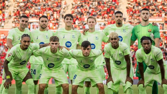 El once inicial del Barça contra el Mallorca