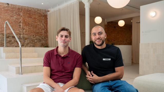 Xavi Cortés y Denis Khodeev, fundadores de la primera 'banya' rusa de España