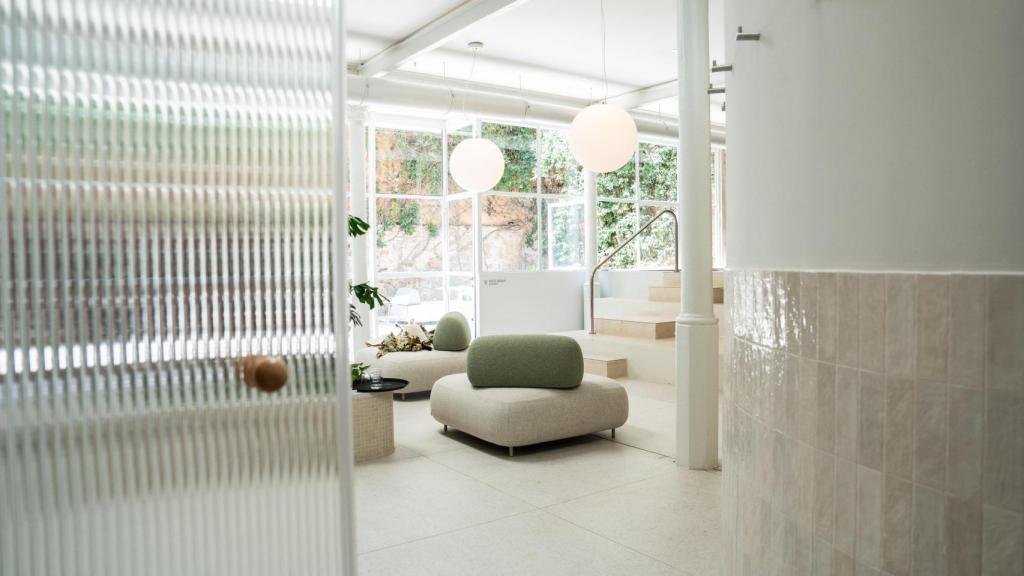 Zona de descanso en la 'banya' Par de Barcelona