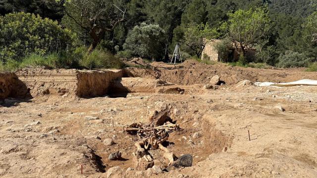 Excavación arqueológica en Gandesa