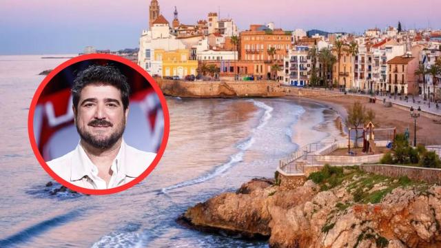 Fotomontaje de Antonio Orozco y una imagen de Sitges