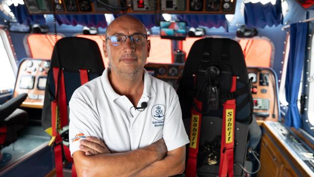 El jefe de Centre de Coordinació Salvament Marítim BCN, Gerardo Gantes