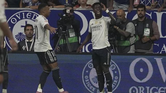 Vinicius Jr estalla contra la grada del Real Oviedo tras marcar un gol