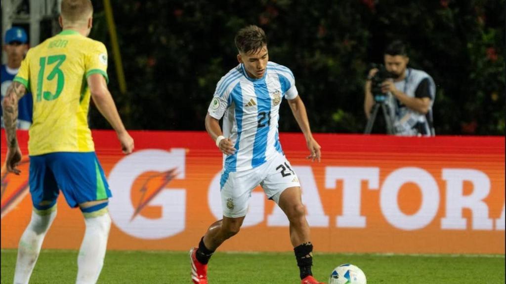 Ian Subiabre con la selección argentina