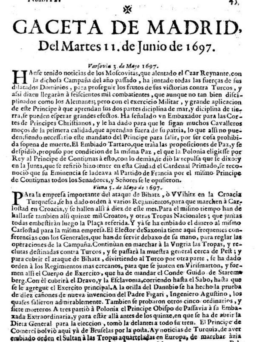 'Gaceta de Madrid'