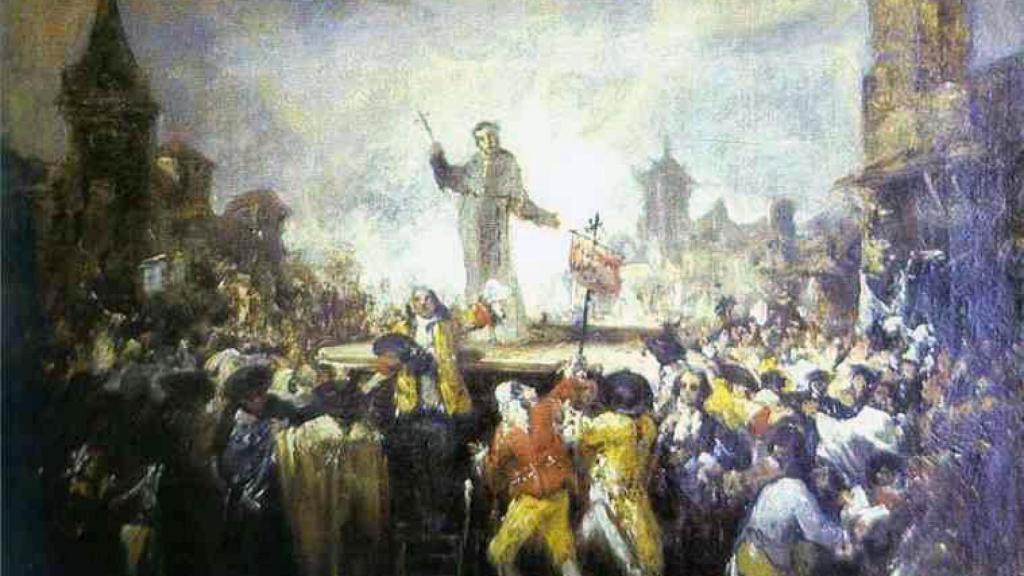 Motí d'Esquilache, atribuït a Francisco de Goya (1766)