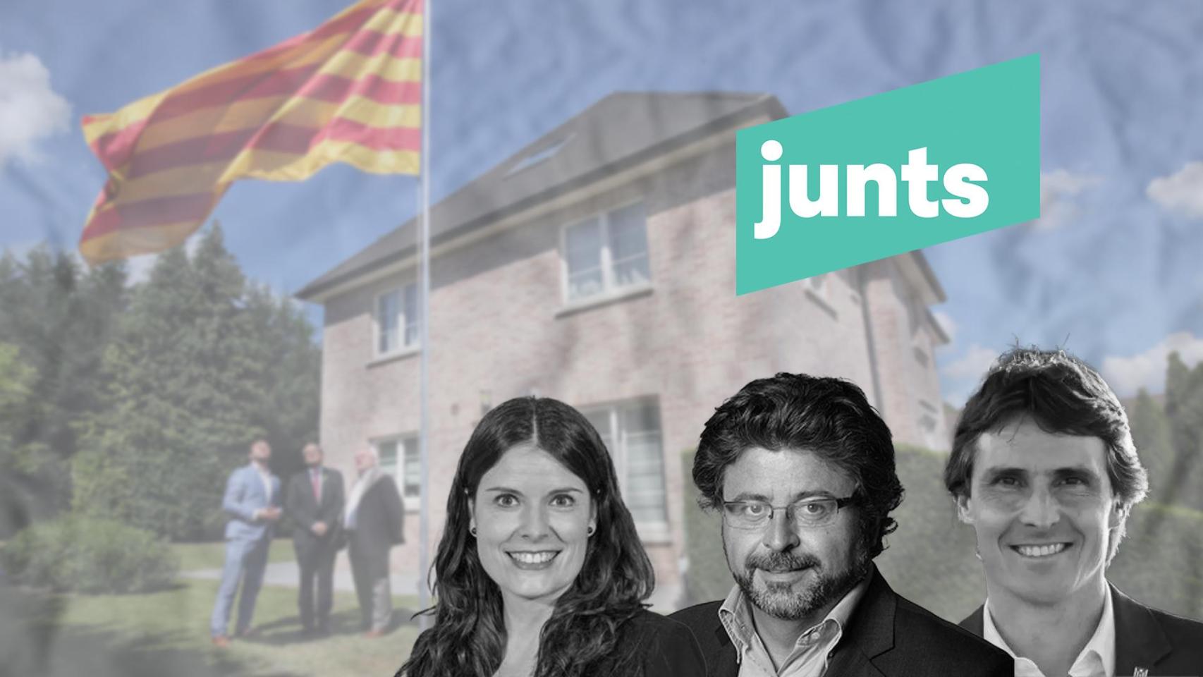 Fotomontaje de Mònica Sales, Toni Castellà y Salvador Vergés