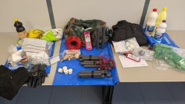 Material para la elaboración de explosivos incautado en la Seu d'Urgell