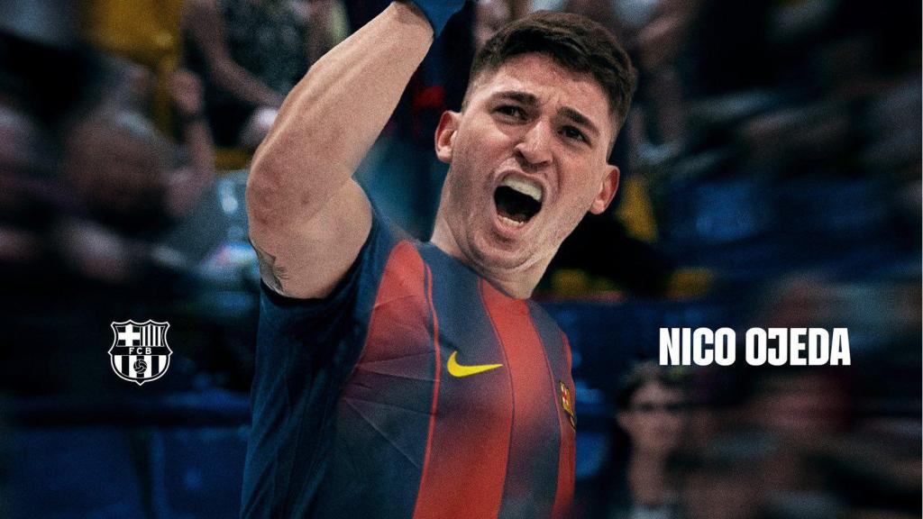 El Barça de hockey patines anuncia el fichaje de Nico Ojeda