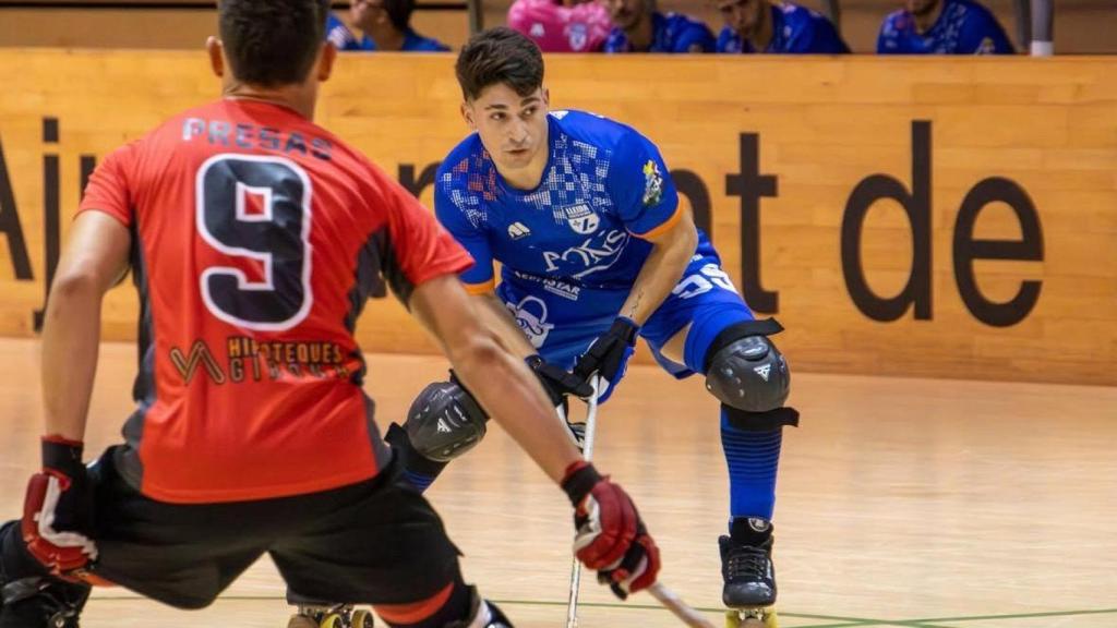 Nico Ojeda en un partido con el Pons Lleida