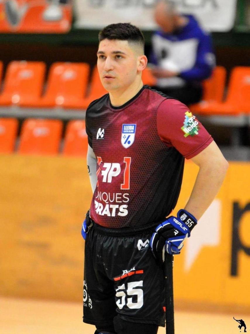 Nico Ojeda en un partido con el Pons Lleida