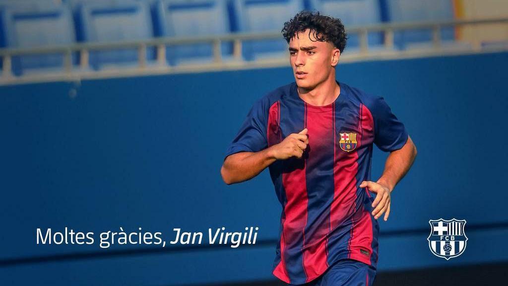 El FC Barcelona comunica la venta de Jan Virgili al RCD Mallorca