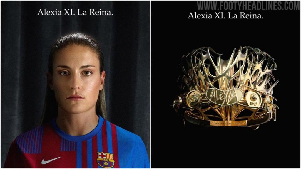 Alexia Putellas en una campaña con Nike